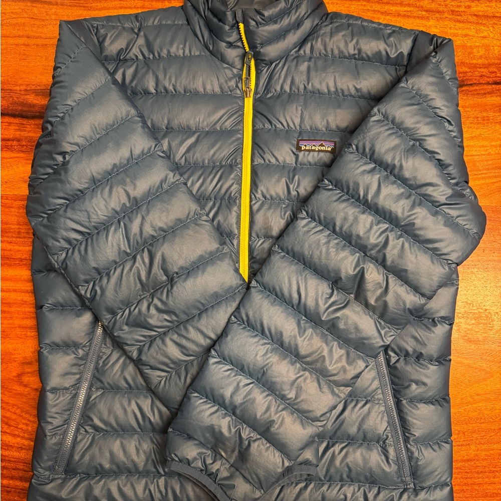 Patagonia Blue puffer jacket, used, good condition